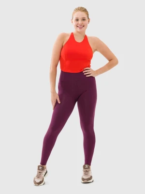 Les Lunes Legginsy sportowe "Luna" w kolorze fioletowym rozmiar: XXS