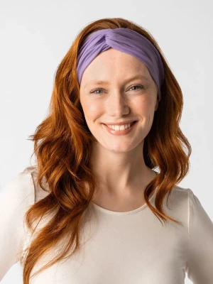 Les Lunes Opaska "Olivia" w kolorze fioletowym na czoło rozmiar: M