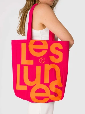 Les Lunes Shopper bag "Haley" w kolorze różowym - 38 x 43 cm rozmiar: onesize