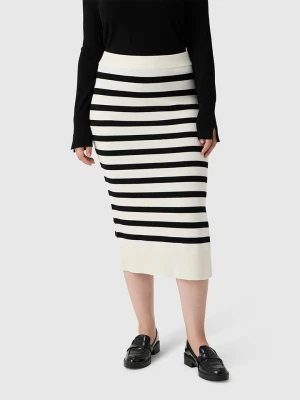 Les Lunes Spódnica "Liia" w kolorze biało-czarnym rozmiar: XS