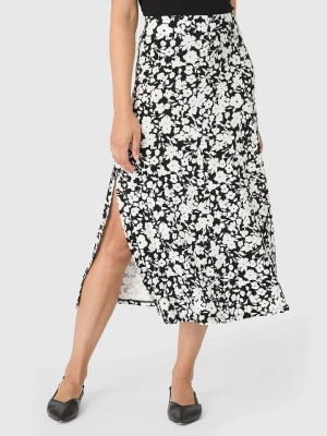 Les Lunes Spódnica "Sienna" w kolorze biało-czarnym rozmiar: XL