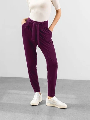 Les Lunes Spodnie "Jade" w kolorze fioletowym rozmiar: XS