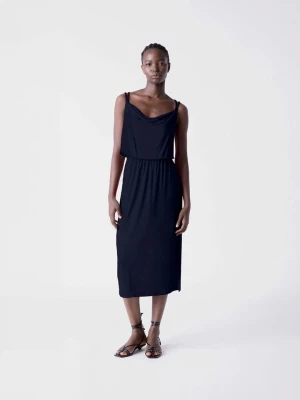 Les Lunes Sukienka "Helen" w kolorze granatowym rozmiar: XL