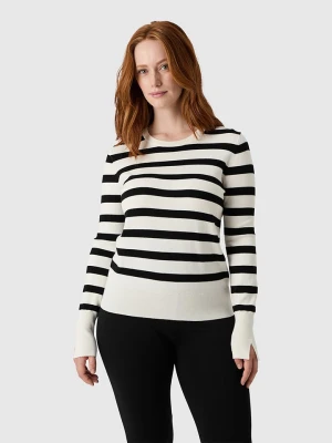 Les Lunes Sweter "Liia" w kolorze biało-czarnym rozmiar: XS