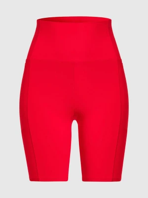 Les Lunes Szorty sportowe "Luna" w kolorze czerwonym rozmiar: M