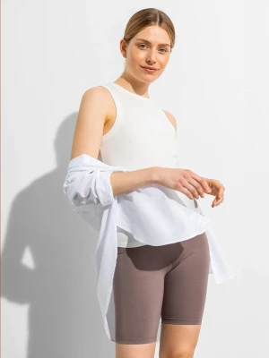 Les Lunes Top "Chloee" w kolorze białym rozmiar: XL