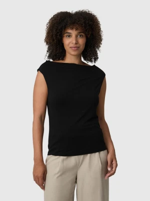 Les Lunes Top "Miraa" w kolorze czarnym rozmiar: M