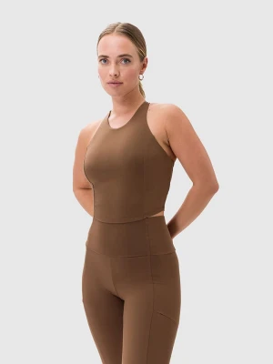 Les Lunes Top sportowy "Luna Active" w kolorze brązowym rozmiar: XL