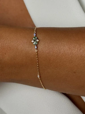 Les Petites Précieuses Pozłacana bransoletka z elementem ozdobnym rozmiar: onesize