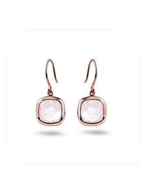 Les Petites Précieuses Pozłacane kolczyki z kwarcem rozmiar: onesize