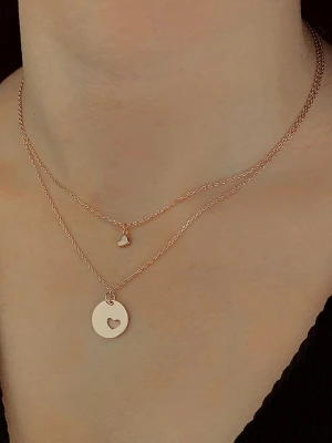 Les Petites Précieuses Pozłacany naszyjnik z zawieszką - dł. 39 cm rozmiar: onesize