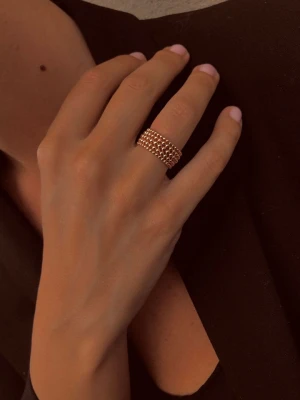 Les Petites Précieuses Pozłacany pierścionek rozmiar: 52