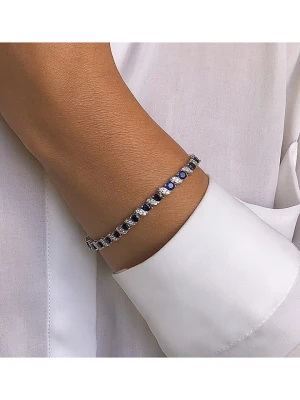 Les Petites Précieuses Srebrna bransoletka z cyrkoniami rozmiar: onesize