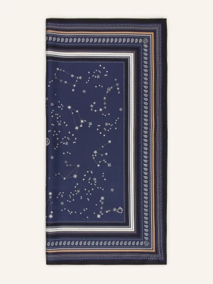 Lescarf Szalik Jedwabny blau