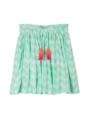 Letnia pastelowa spódniczka dla małej dziewczynki z wiskozy Minoti