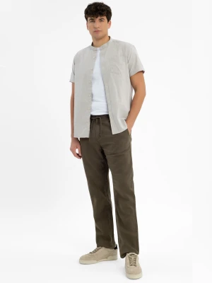 Letnie spodnie z lnem R-LEMAR Volcano