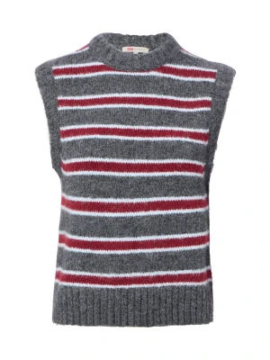 Levi' kamizelka z dzianiny z domieszką wełny Kobiety szary | wielokolorowy Levi's