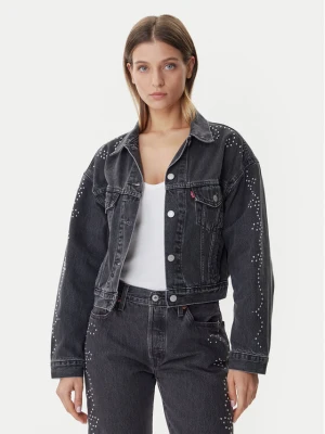 Levi's® Kurtka jeansowa 90s Trucker A9456-0003 Czarny Relaxed Fit