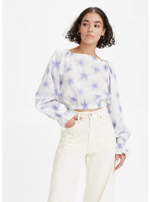 Levi´s Bluzka "Daphne" w kolorze błękitno-białym rozmiar: L