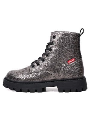 Levi´s Botki "Pasadena Refresh" w kolorze antracytowo-srebrnym rozmiar: 38