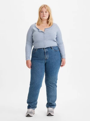 Levi´s Dżinsy "501®" - Slim fit - w kolorze niebieskim rozmiar: W42/L32