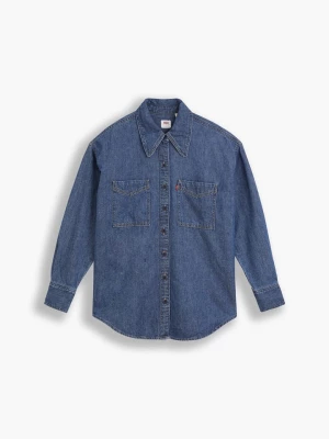 Levi´s Koszula dżinsowa "Jadon" - Relaxed fit - w kolorze niebieskim rozmiar: XS