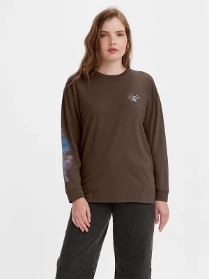 Levi´s Koszulka "Graphic LS Reese" w kolorze brązowym rozmiar: S