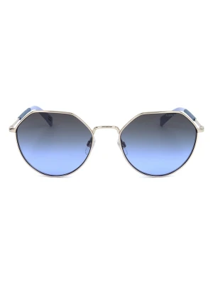 Levi´s Okulary przeciwsłoneczne unisex w kolorze srebrno-niebieskim rozmiar: 57