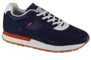 Levi's Bannister 235235-671-17, Męskie, Granatowe, buty sneakers, skóra zamszowa, rozmiar: 44 Levis