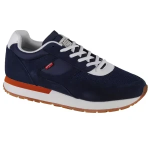 Levi's Bannister 235235-671-17, Męskie, Granatowe, buty sneakers, skóra zamszowa, rozmiar: 45 Levis