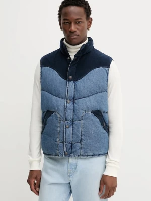 Levi's bezrękawnik puchowy kolor niebieski zimowy 003GQ