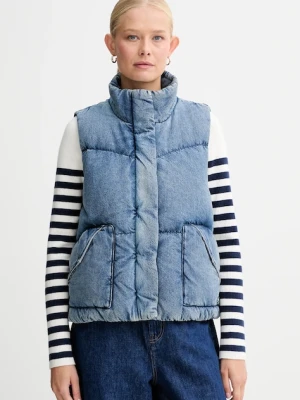 Levi's bezrękawnik puchowy kolor niebieski zimowy A8526