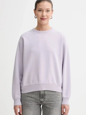 Levi's bluza bawełniana damska kolor fioletowy gładka A8789