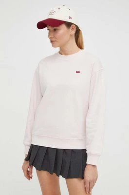Levi's bluza bawełniana damska kolor różowy gładka