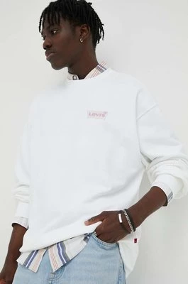 Levi's bluza bawełniana męska kolor biały