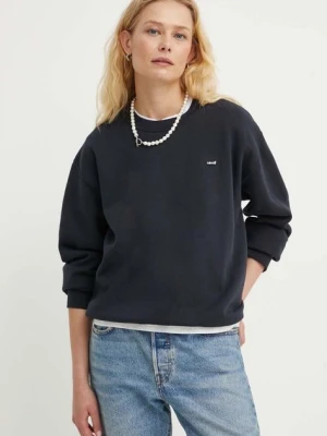 Levi's bluza damska kolor czarny gładka A5942