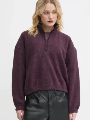 Levi's bluza damska kolor fioletowy gładka A8792