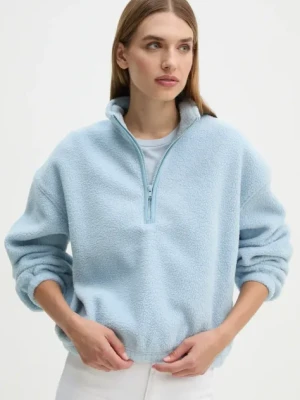 Levi's bluza damska kolor niebieski gładka A8792