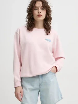 Levi's bluza damska kolor różowy gładka A8800