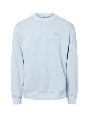 Levi's Bluza męska Mężczyźni niebieski jednolity,