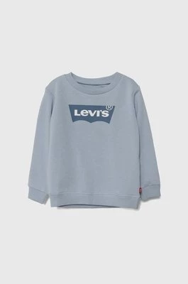 Levi's bluza niemowlęca kolor turkusowy z nadrukiem