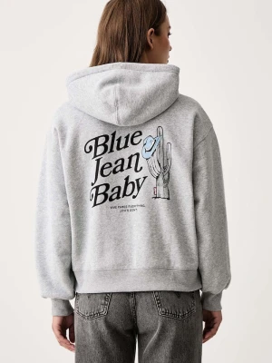 Levi's bluza z kapturem damska z bawełną GR EVERYDAY HOODIE 2.0 szary