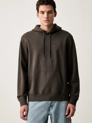 Levi's bluza z kapturem męska bawełniana THE ORIGINAL HM brązowy