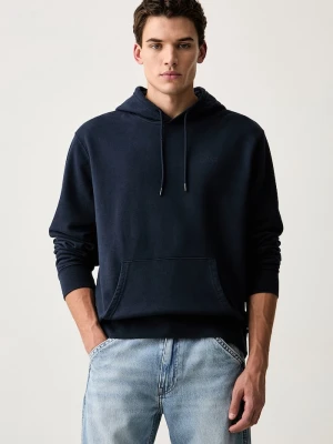 Levi's bluza z kapturem męska bawełniana THE ORIGINAL HM granatowy
