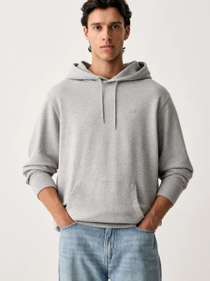 Levi's bluza z kapturem męska bawełniana THE ORIGINAL HM szary