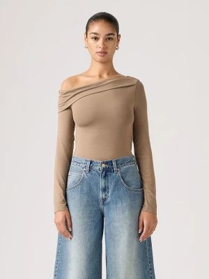 Levi's Bluzka "Clara" w kolorze beżowym rozmiar: S