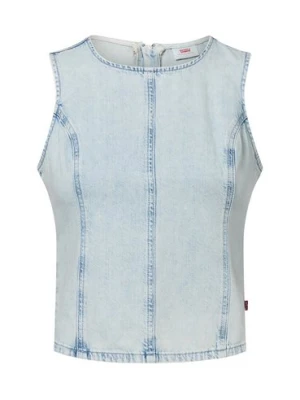 Levi's Bluzka damska Kobiety Bawełna niebieski jednolity,