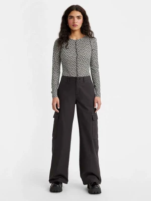 Levi's Bojówki w kolorze czarnym rozmiar: W25/L34