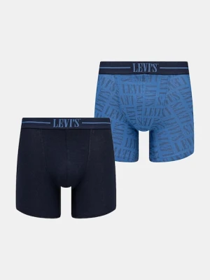Levi's bokserki 2-pack kolor niebieski 37149-1168