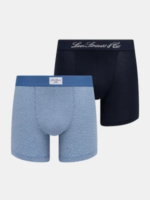 Levi's bokserki 2-pack kolor niebieski 37149-1177